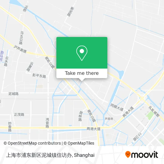 上海市浦东新区泥城镇信访办 map