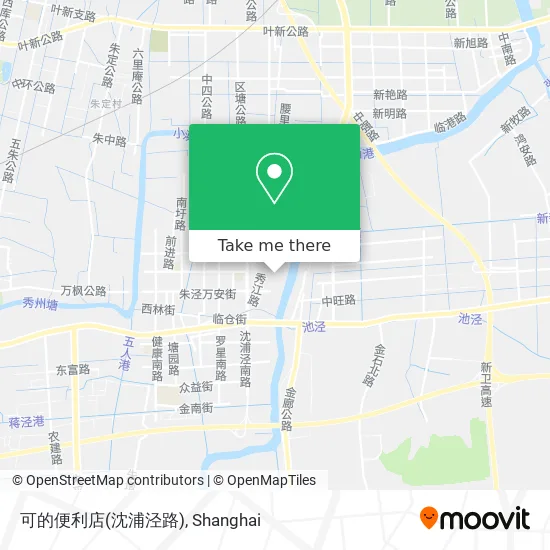 可的便利店(沈浦泾路) map