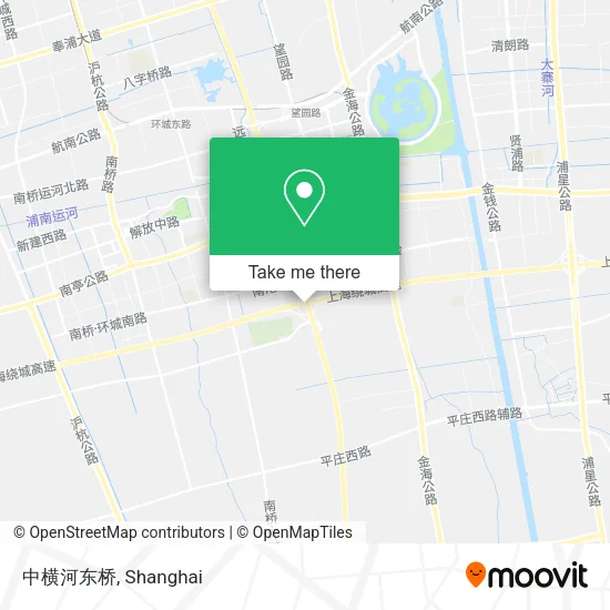 中横河东桥 map