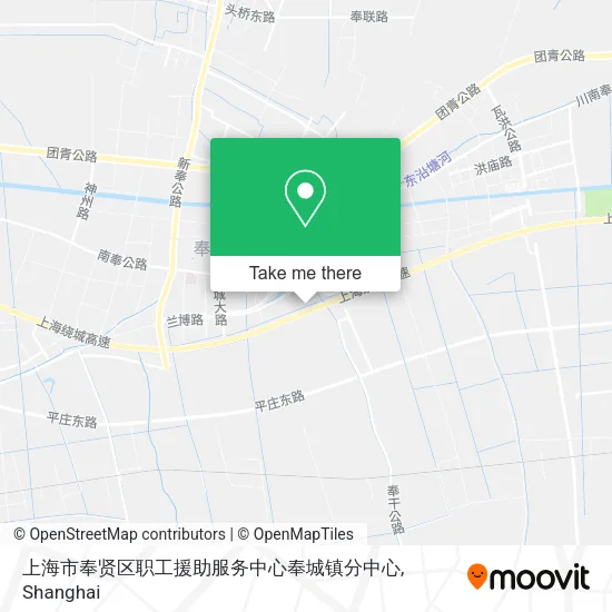 上海市奉贤区职工援助服务中心奉城镇分中心 map