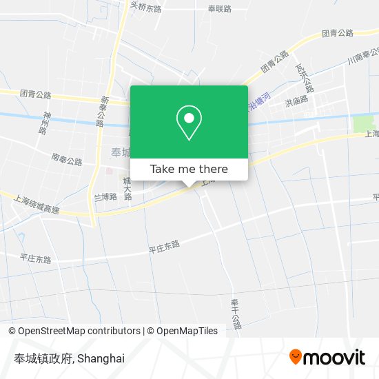奉城镇政府 map