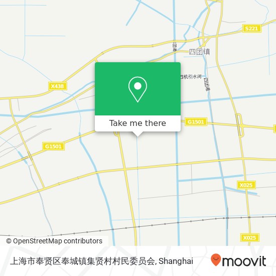 上海市奉贤区奉城镇集贤村村民委员会 map