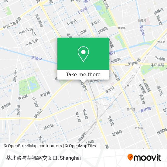 莘北路与莘福路交叉口 map
