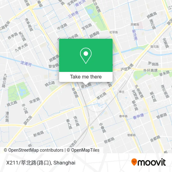 X211/莘北路(路口) map