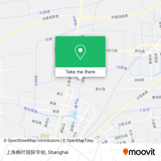上海枫叶国际学校 map