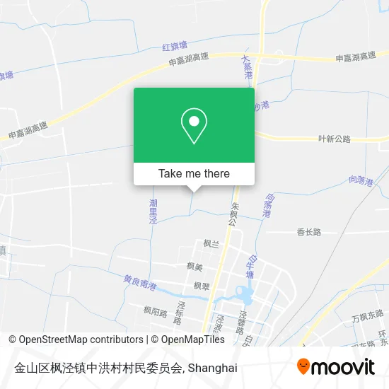金山区枫泾镇中洪村村民委员会 map