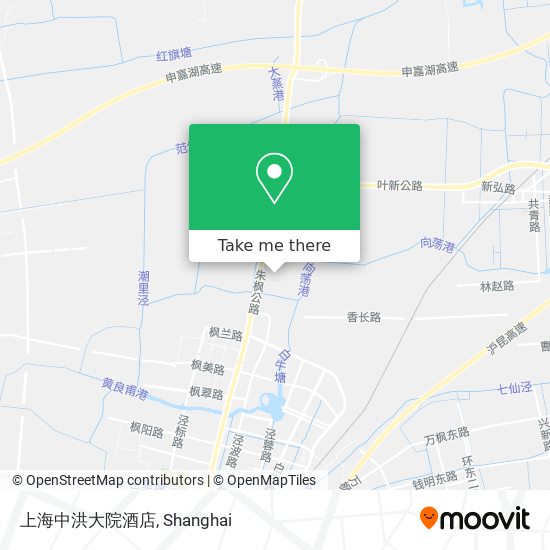 上海中洪大院酒店 map