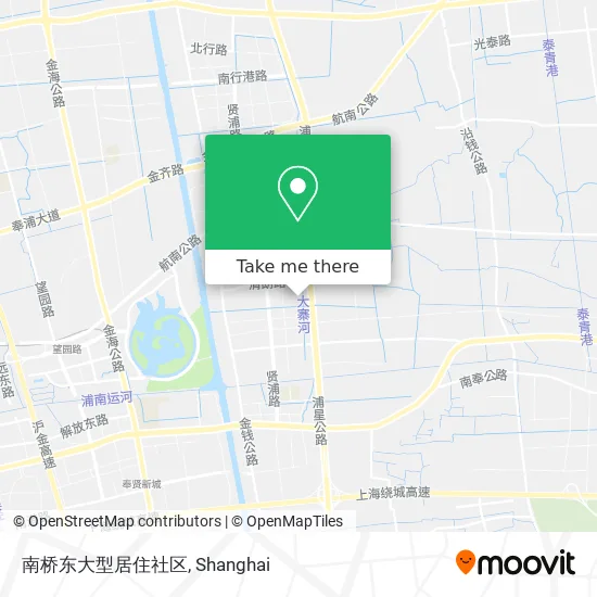 南桥东大型居住社区 map