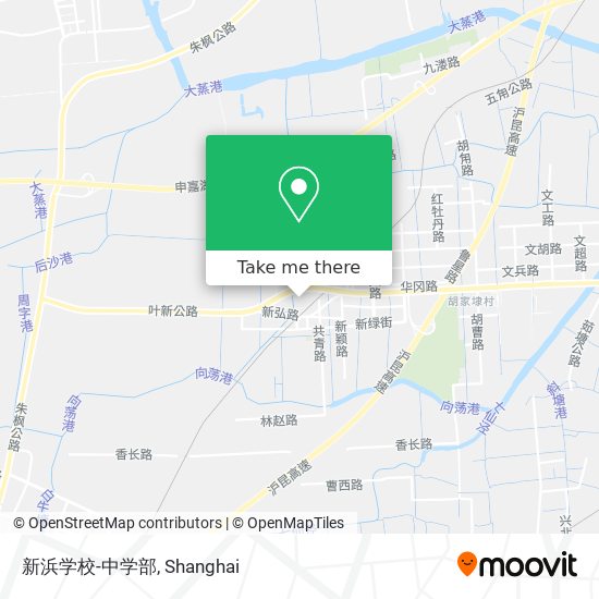新浜学校-中学部 map