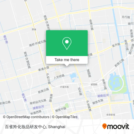 百雀羚化妆品研发中心 map