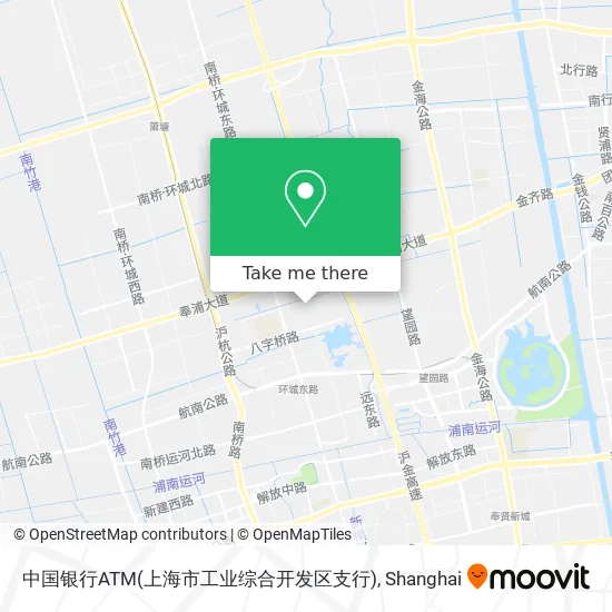 中国银行ATM(上海市工业综合开发区支行) map
