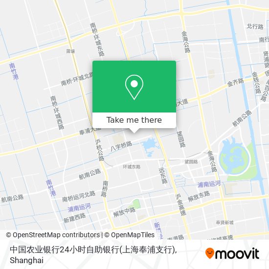 中国农业银行24小时自助银行(上海奉浦支行) map