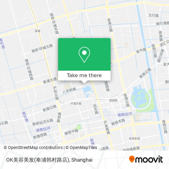 OK美容美发(奉浦韩村路店) map