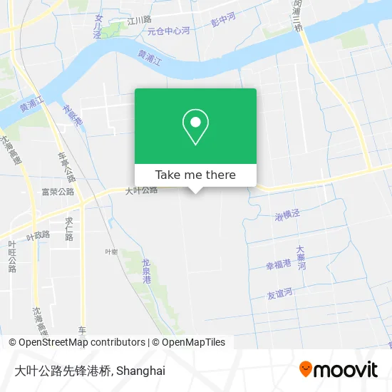 大叶公路先锋港桥 map