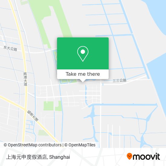 上海元申度假酒店 map