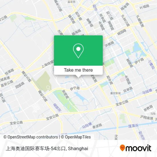 上海奥迪国际赛车场-54出口 map