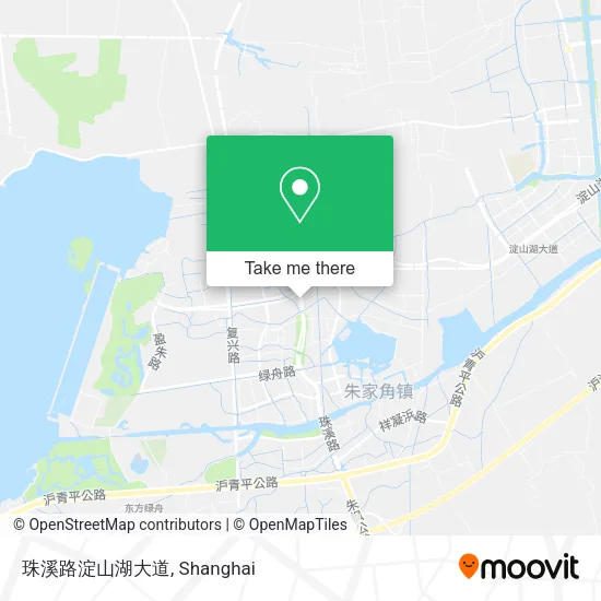 珠溪路淀山湖大道 map