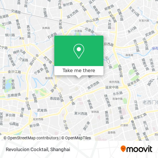 Revolucion Cocktail map