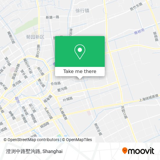 澄浏中路墅沟路 map