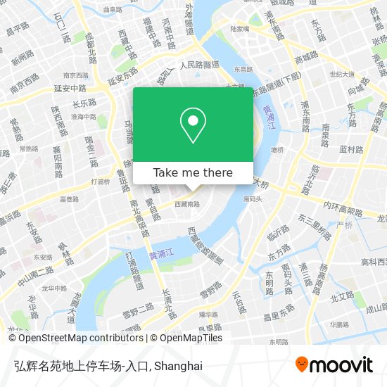 弘辉名苑地上停车场-入口 map