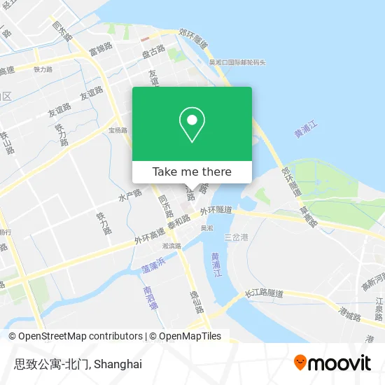 思致公寓-北门 map
