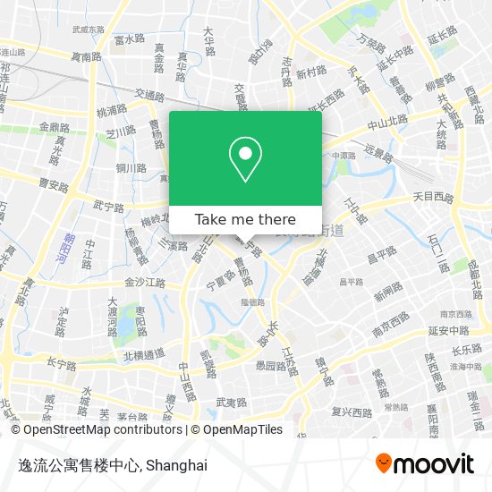 逸流公寓售楼中心 map
