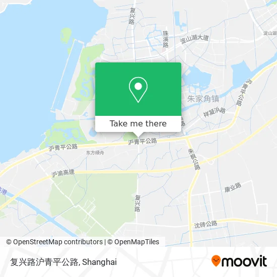 复兴路沪青平公路 map