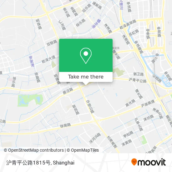 沪青平公路1815号 map