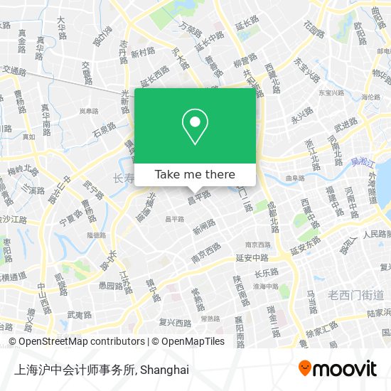 上海沪中会计师事务所 map