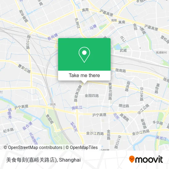 美食每刻(嘉峪关路店) map