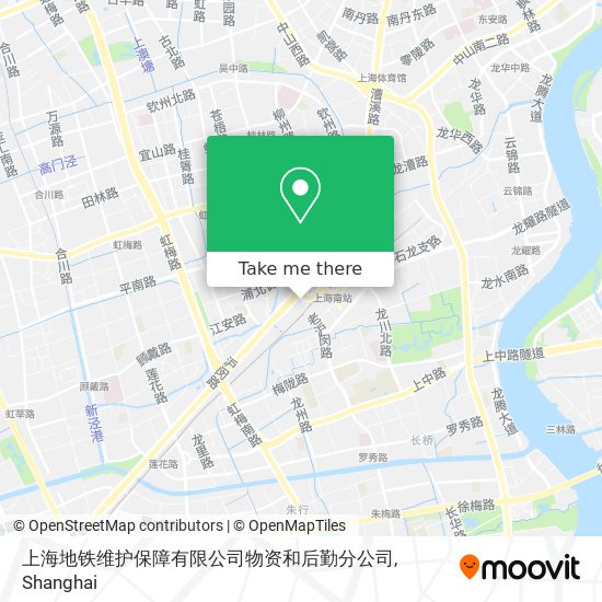 上海地铁维护保障有限公司物资和后勤分公司 map