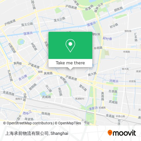 上海承前物流有限公司 map