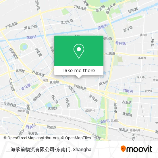 上海承前物流有限公司-东南门 map