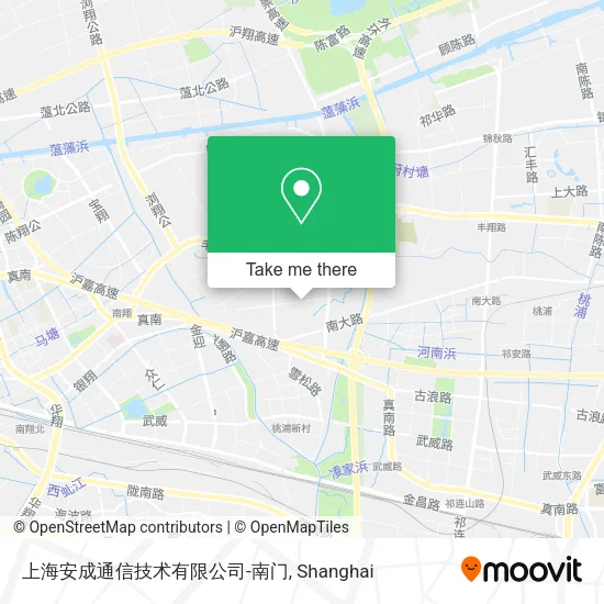 上海安成通信技术有限公司-南门 map