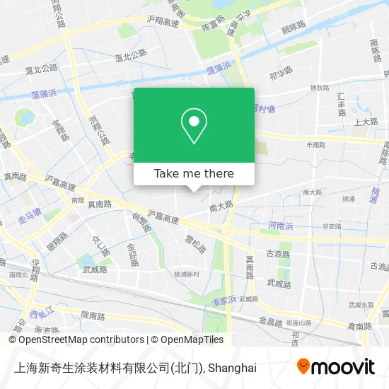 上海新奇生涂装材料有限公司(北门) map