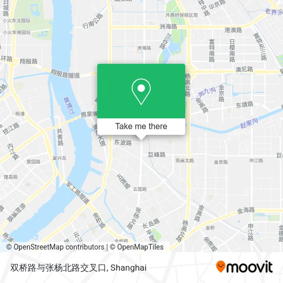 双桥路与张杨北路交叉口 map