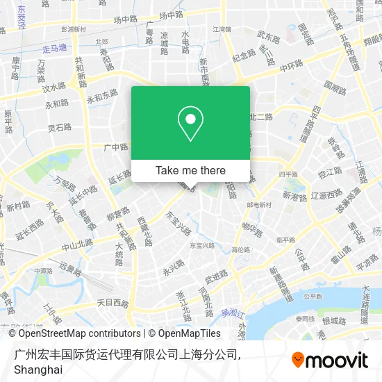 广州宏丰国际货运代理有限公司上海分公司 map
