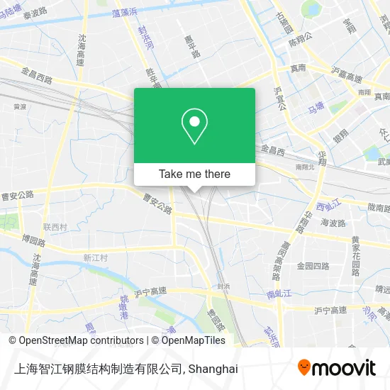上海智江钢膜结构制造有限公司 map