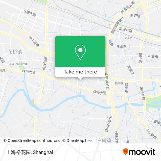 上海裕花园 map