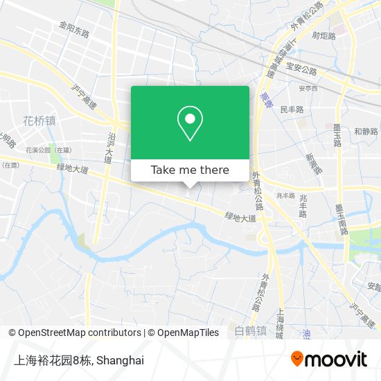 上海裕花园8栋 map