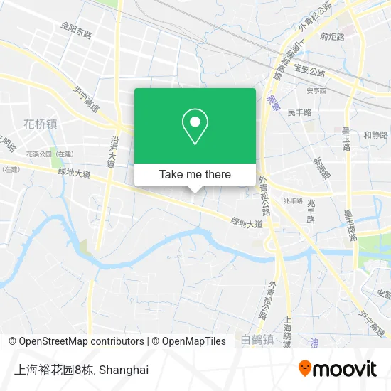上海裕花园8栋 map