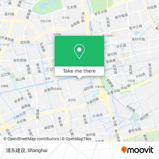 浦东建设 map