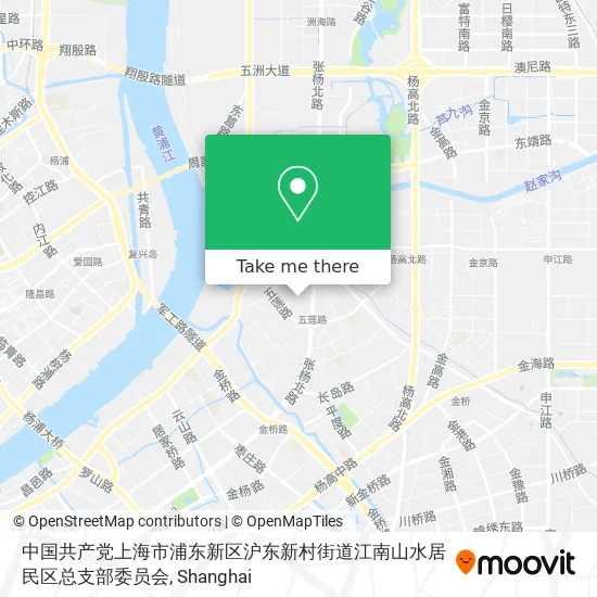 中国共产党上海市浦东新区沪东新村街道江南山水居民区总支部委员会 map