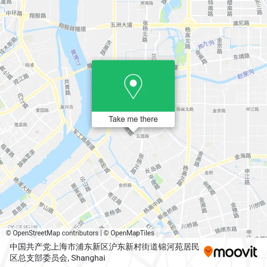 中国共产党上海市浦东新区沪东新村街道锦河苑居民区总支部委员会 map