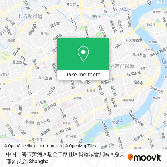 中国上海市黄浦区瑞金二路社区街道瑞雪居民区总支部委员会 map