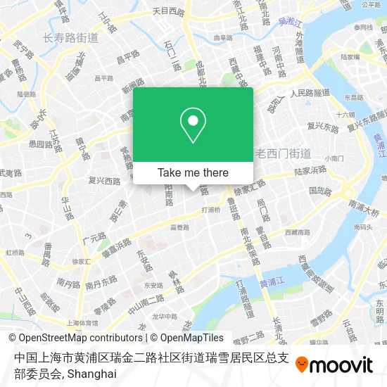 中国上海市黄浦区瑞金二路社区街道瑞雪居民区总支部委员会 map