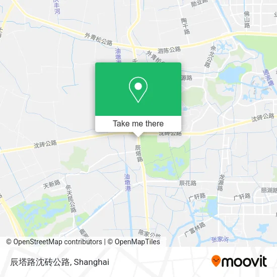 辰塔路沈砖公路 map