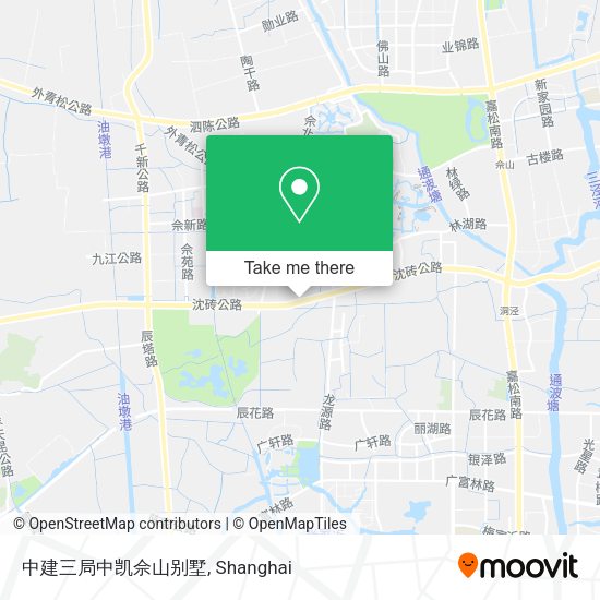 中建三局中凯佘山别墅 map