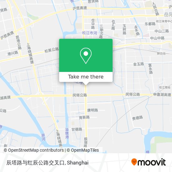 辰塔路与红辰公路交叉口 map