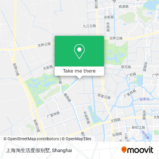 上海淘生活度假别墅 map